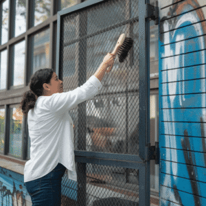 step-by-step mesh door installation