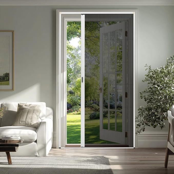 Pleated Mesh Door vs Plated Mesh Door